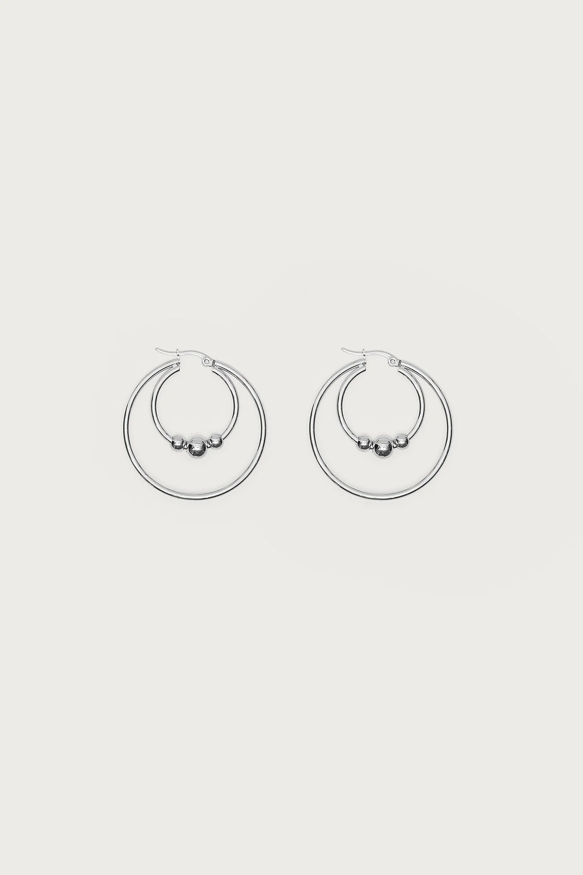Double Hoop Earrings - Image 2