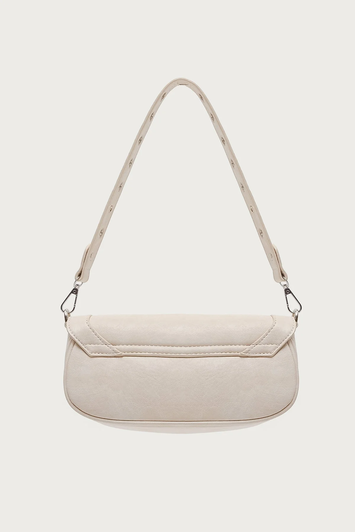 Grommet Faux Leather Bag - Image 4