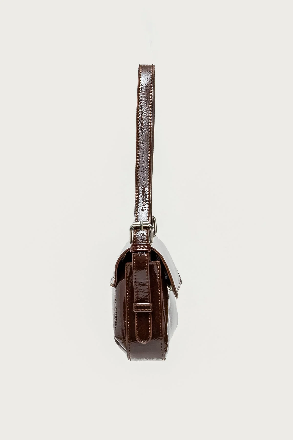 Red Carpet Faux Patent Leather Bag - Image 5