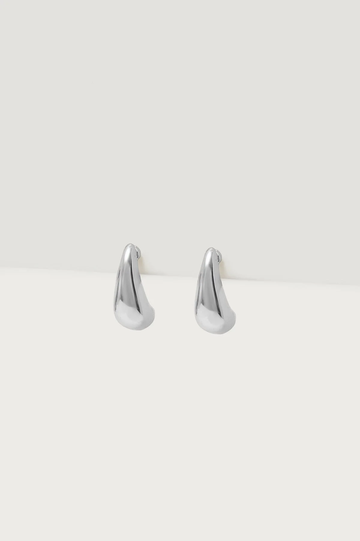 Teardrop Stud Earrings - Image 2