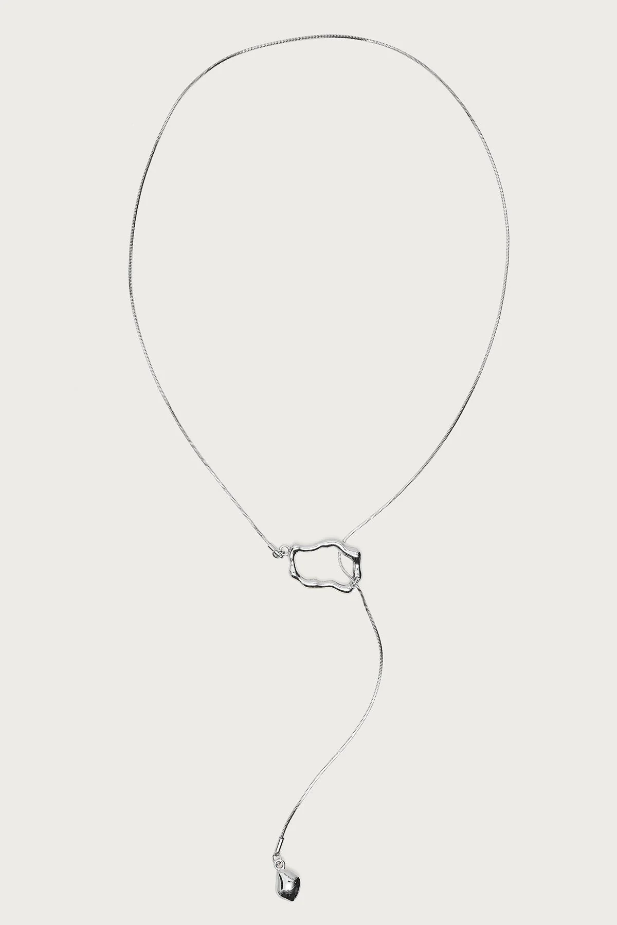 Abstract Pendant Cascading Necklace - Image 2
