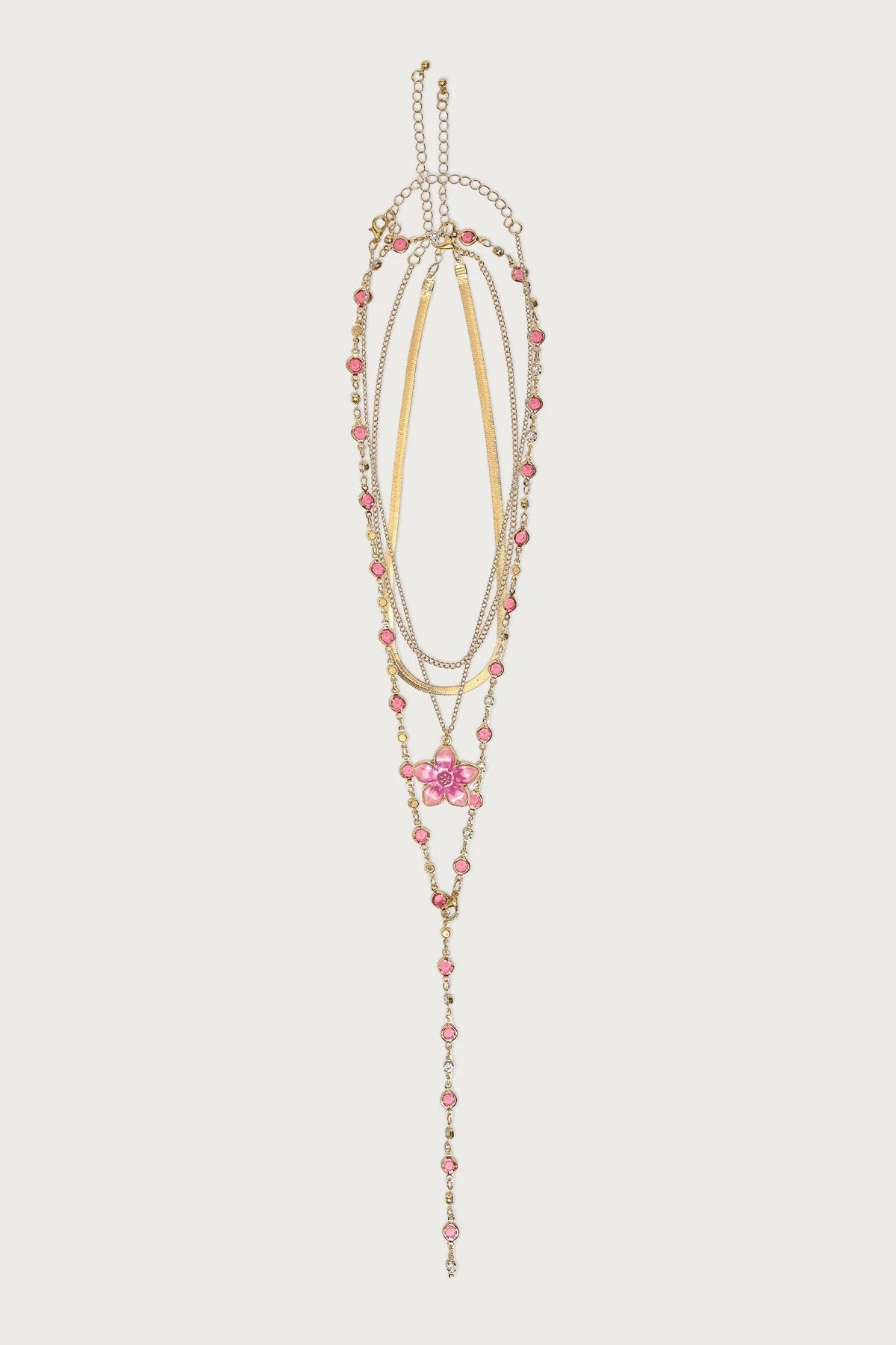 Tropical Flower Necklace Set - Image 2