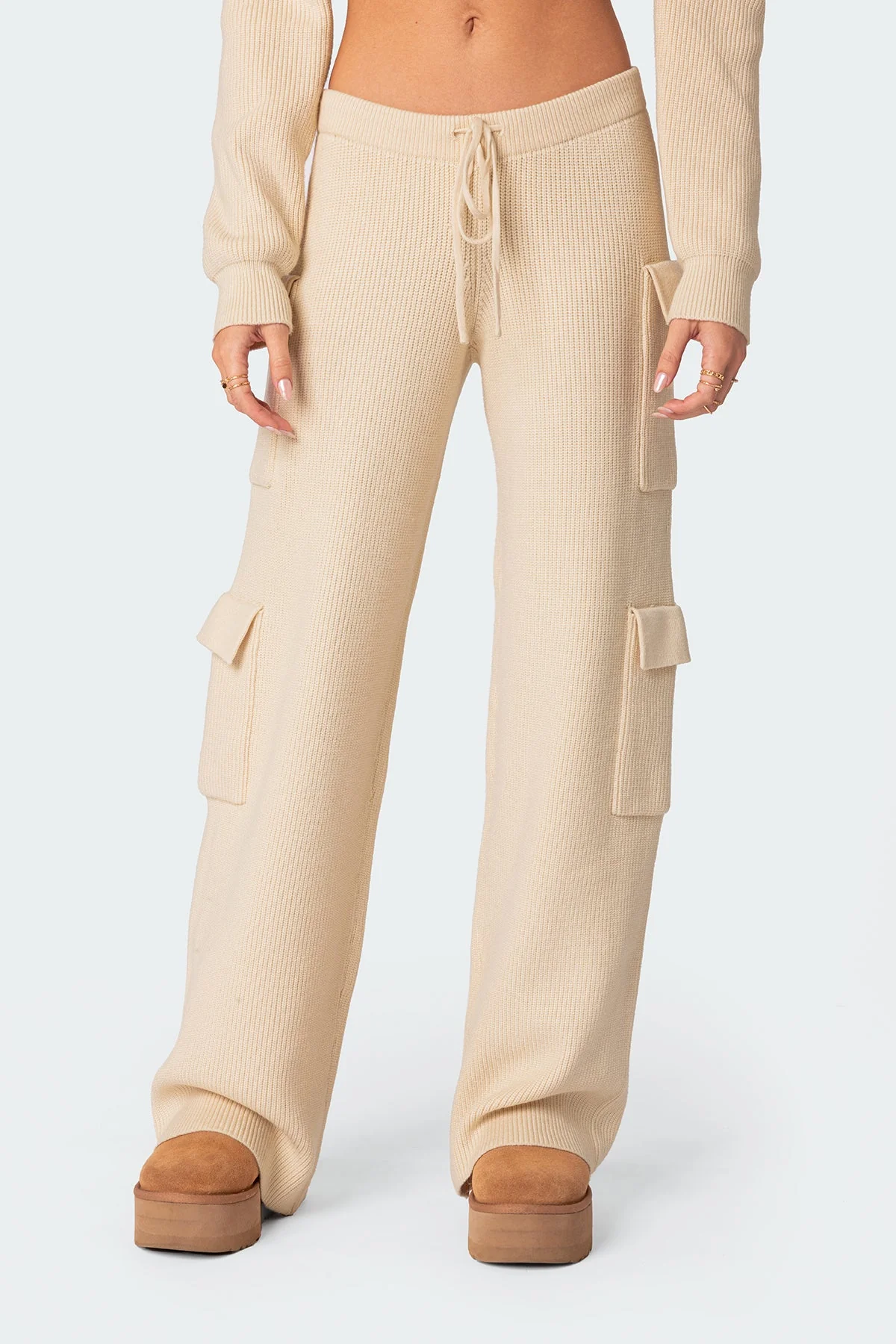 Wynter Knit Cargo Trousers - Image 2
