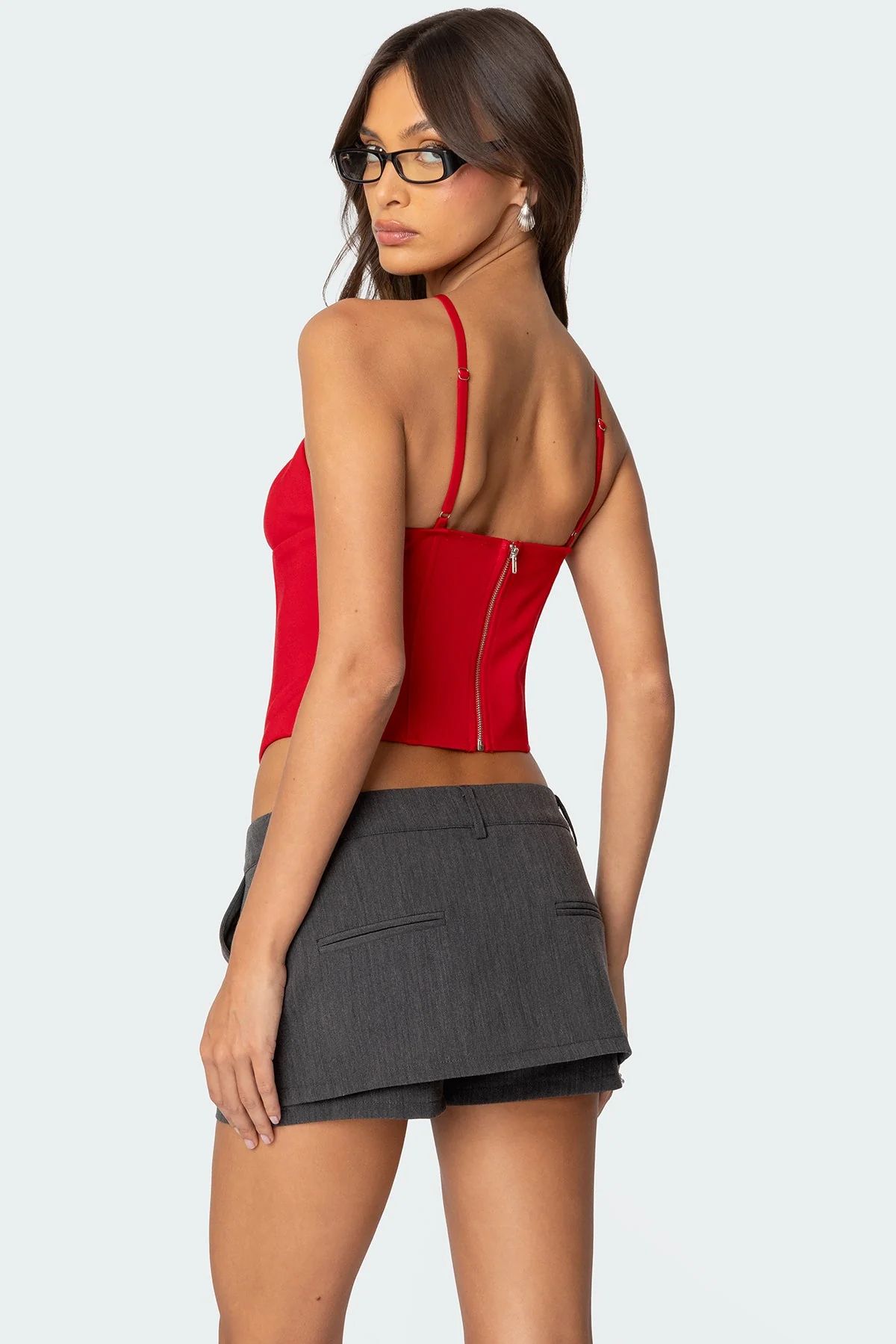 Lou Crossover Beaded Corset - Image 4