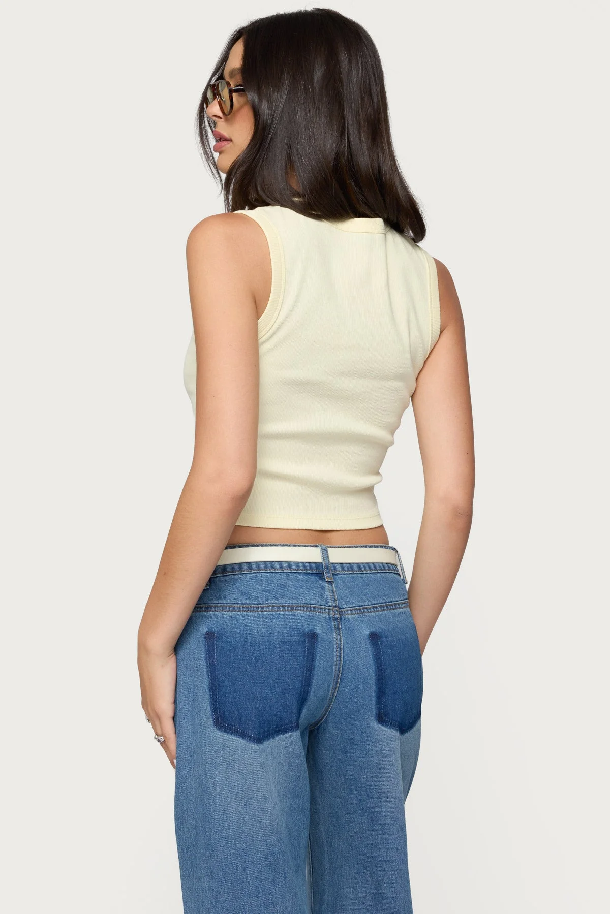 Basel Button Up Tank Top - Image 5