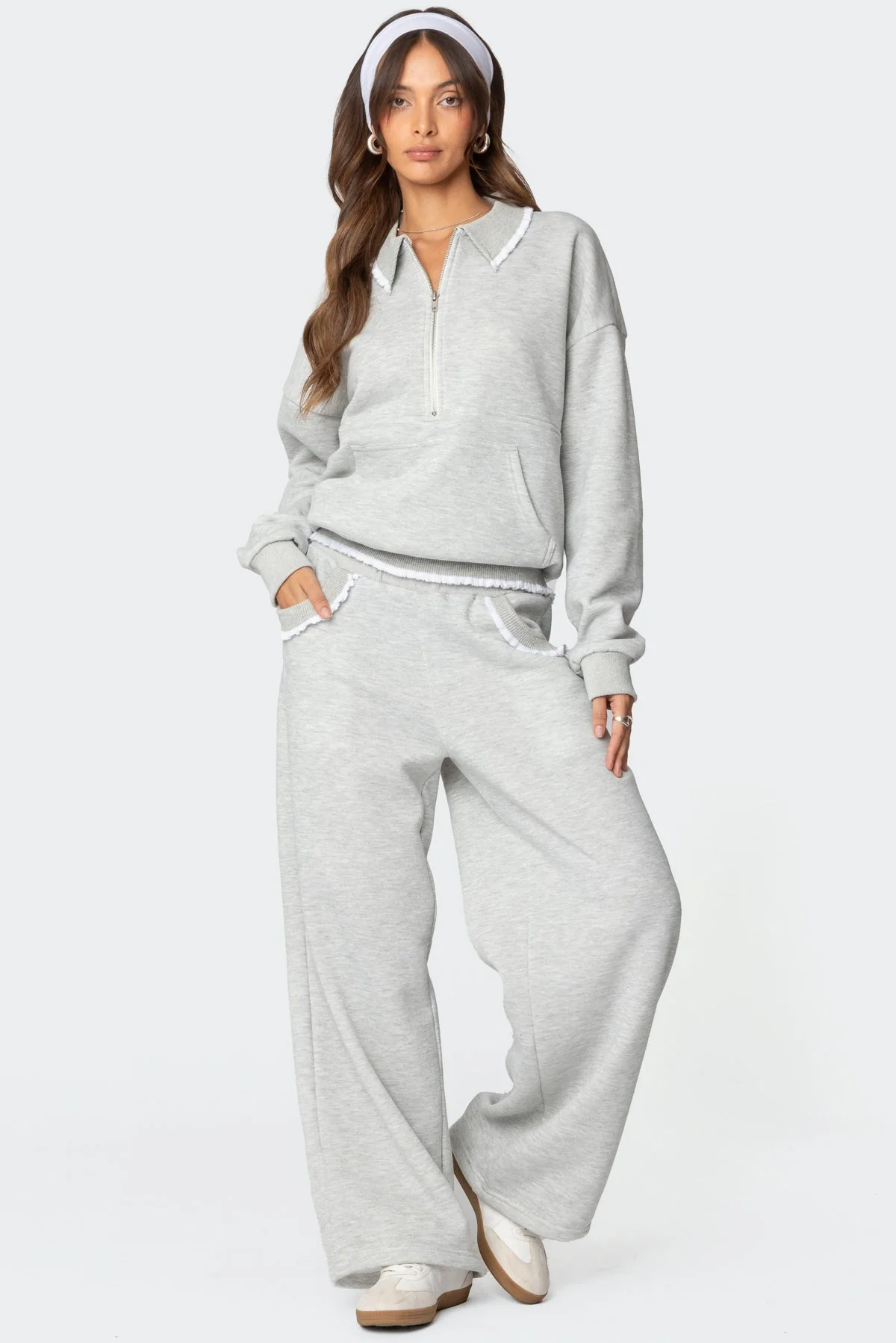 Ashtin Ruffle Trim Joggers - Image 3