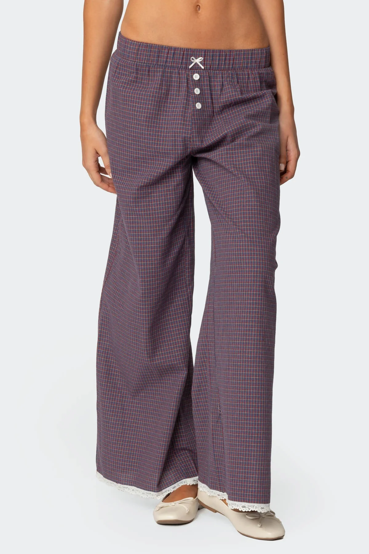Dakota Plaid Trousers - Image 2