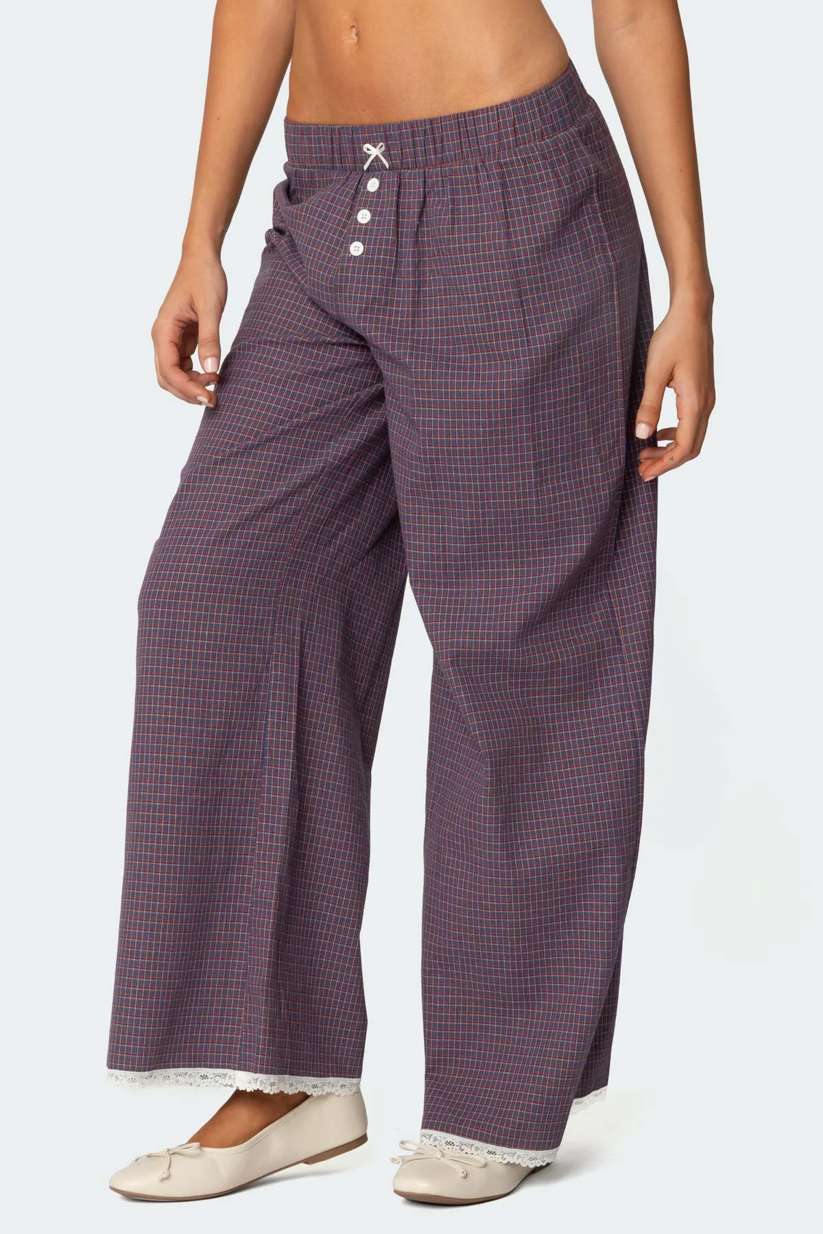 Dakota Plaid Trousers - Image 4