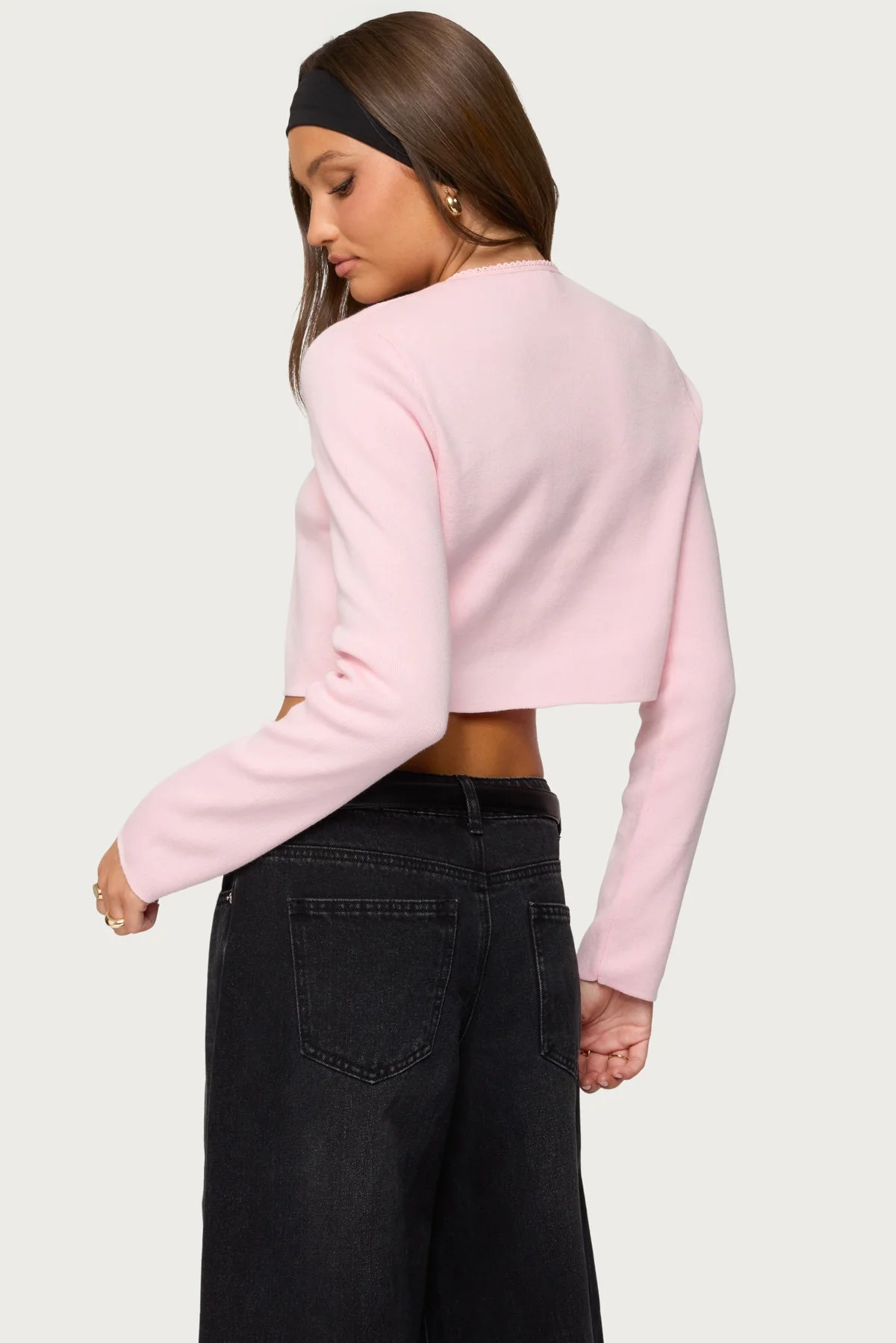 Jayne Split Front Knit Cardigan - Image 5