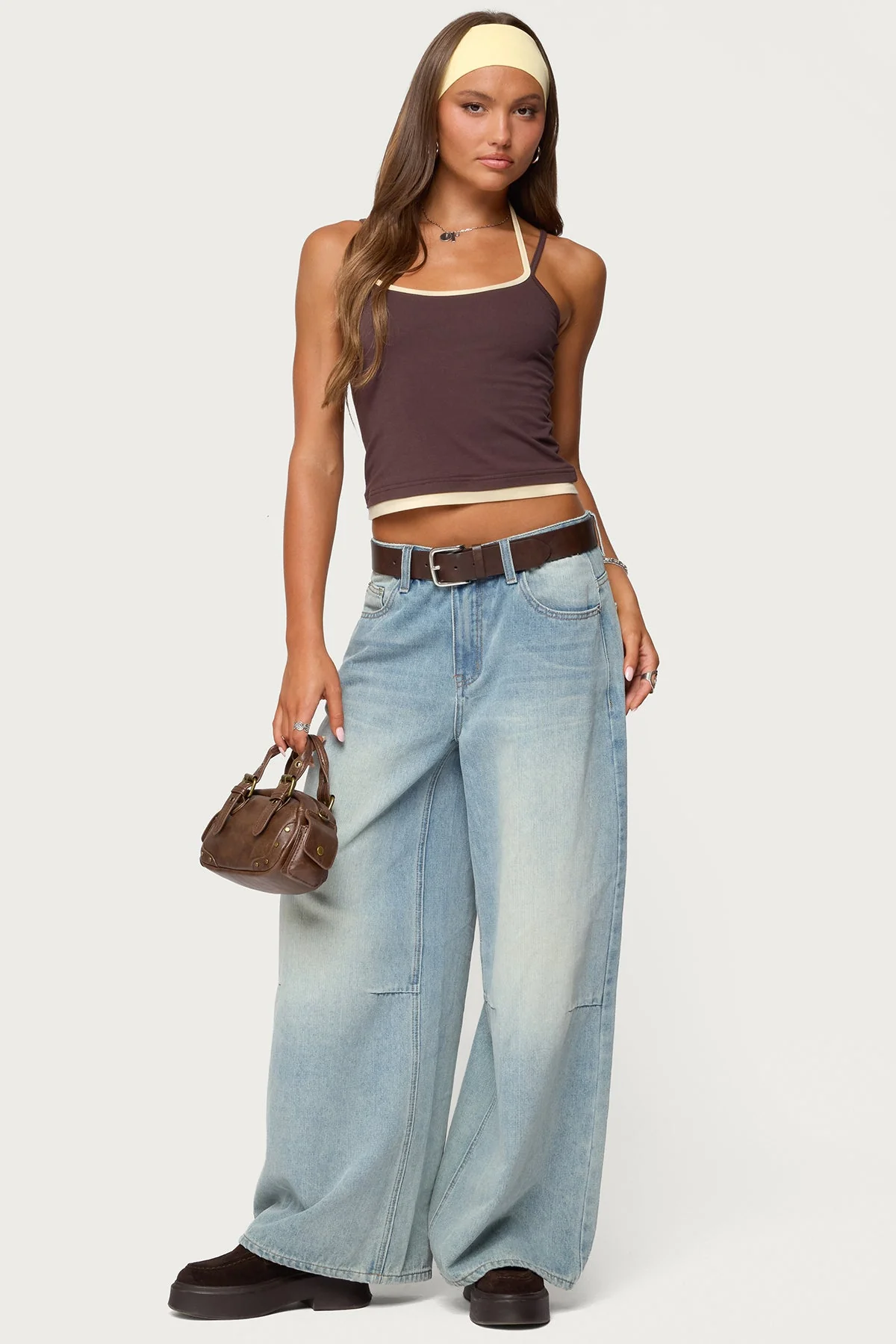 Roya Layered Halter Tank Top - Image 2