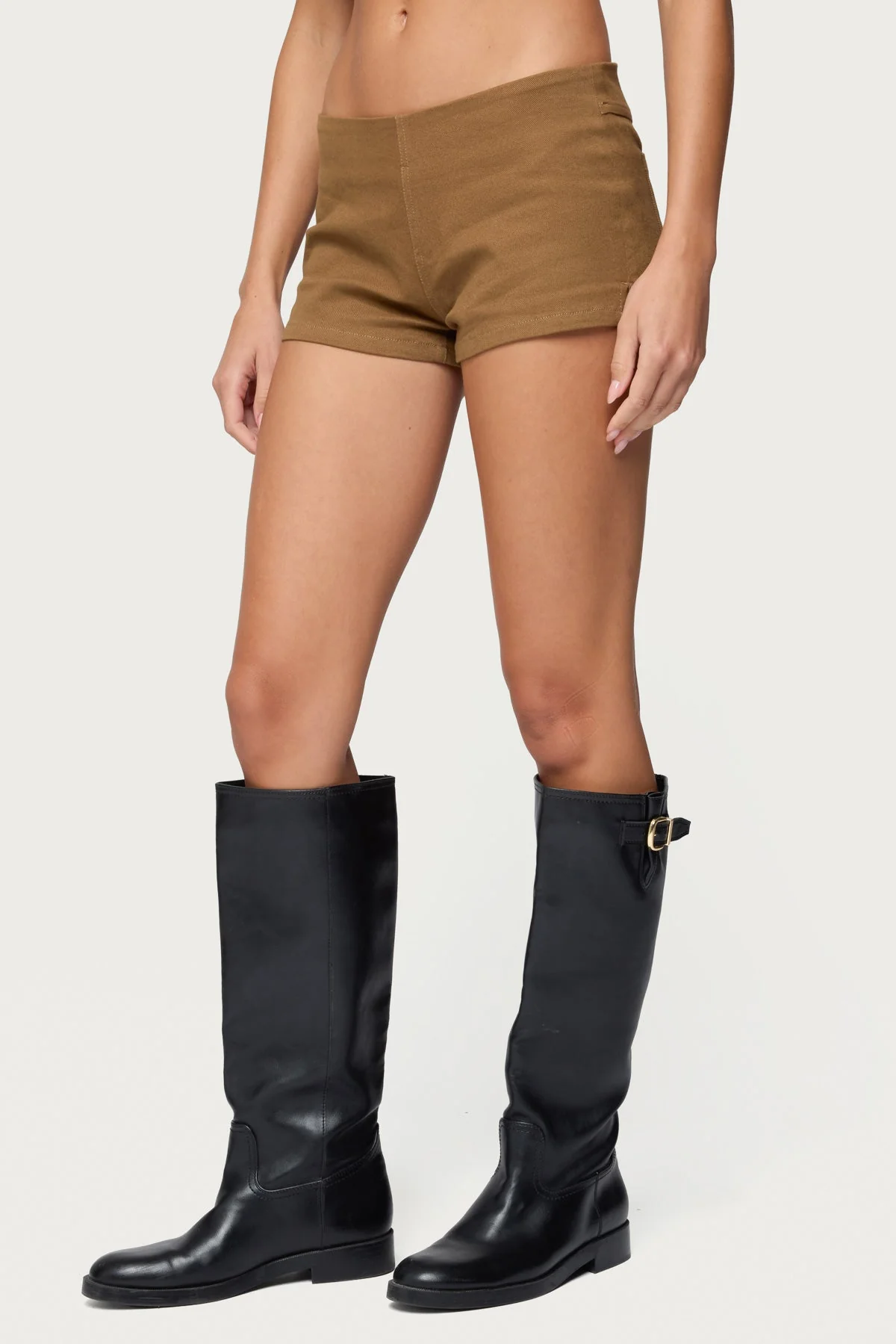 Dinah Denim Micro Shorts - Image 4