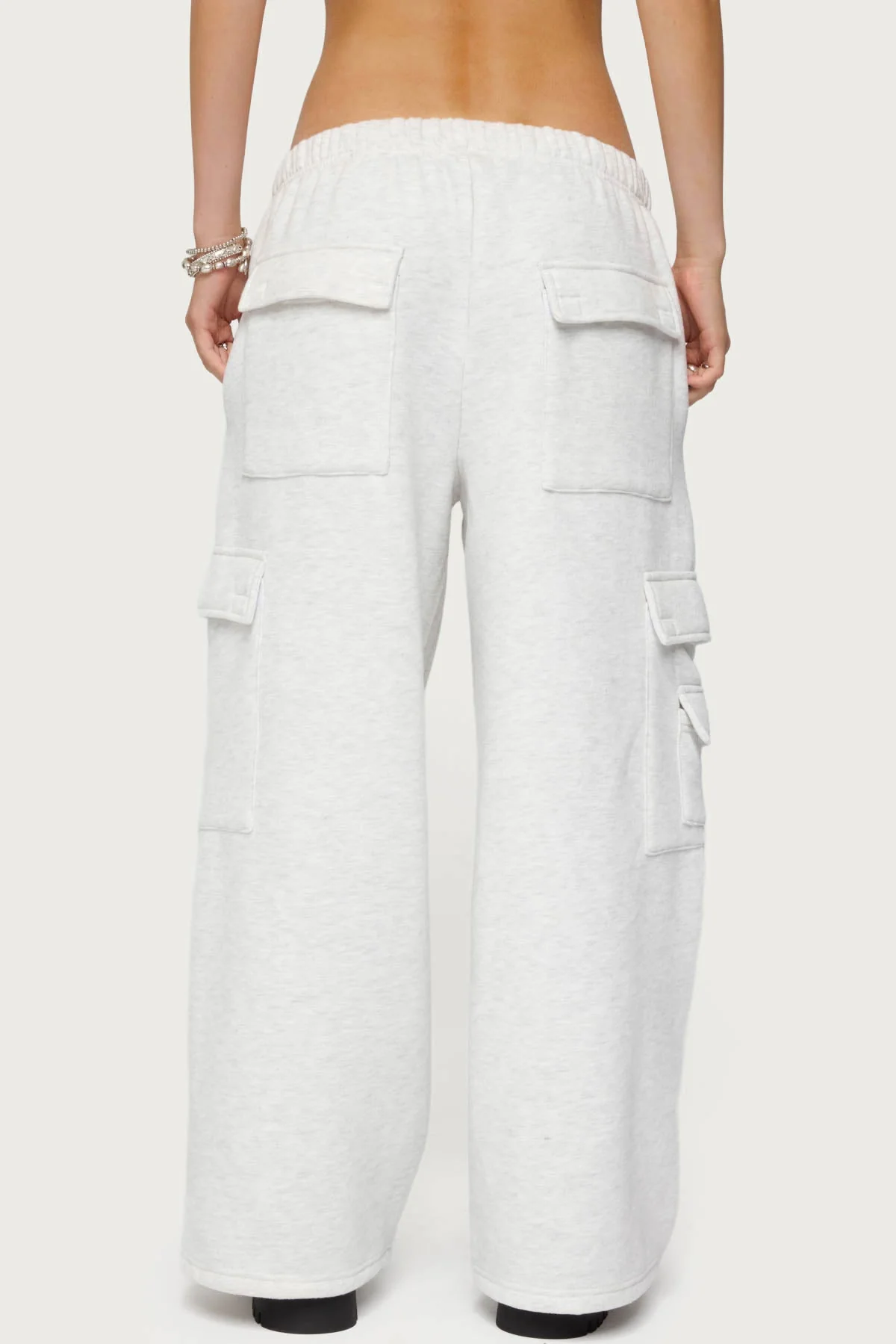 Petite Wide Leg Cargo Joggers - Image 5