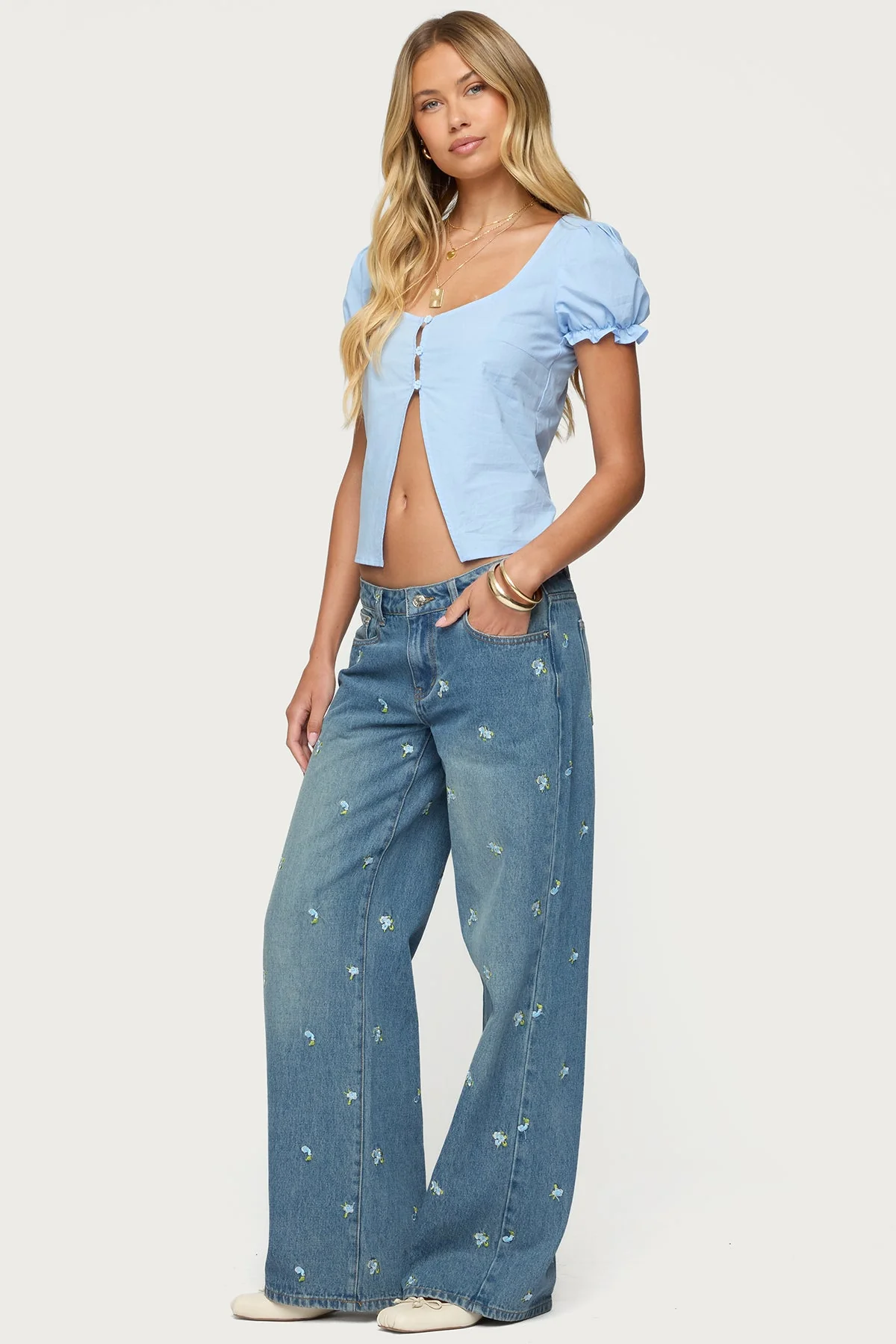 Dorothea Split Front Top - Image 4