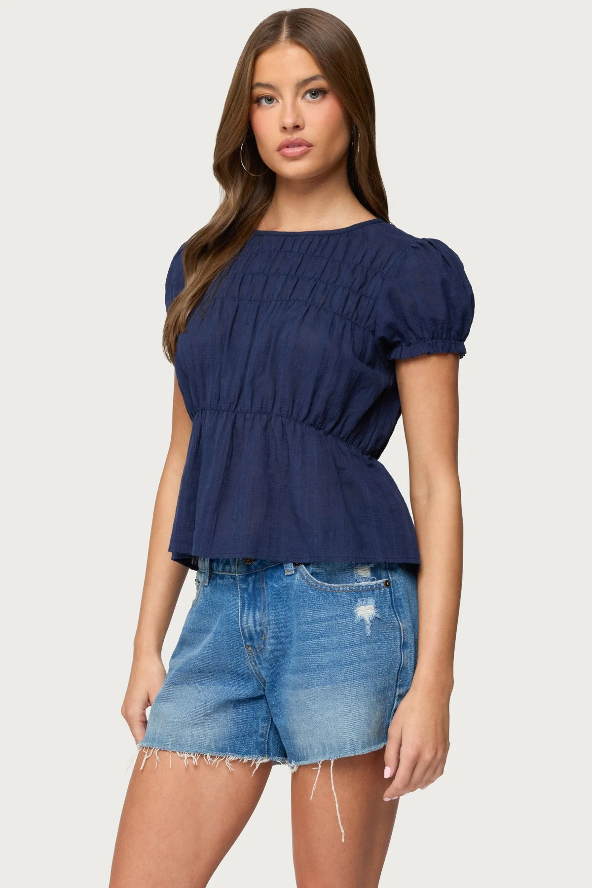 Maricella Gathered Tiered Top - Image 3