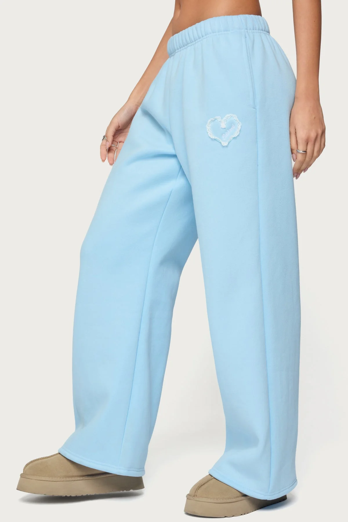 Love Edikted Wide Leg Joggers - Image 4