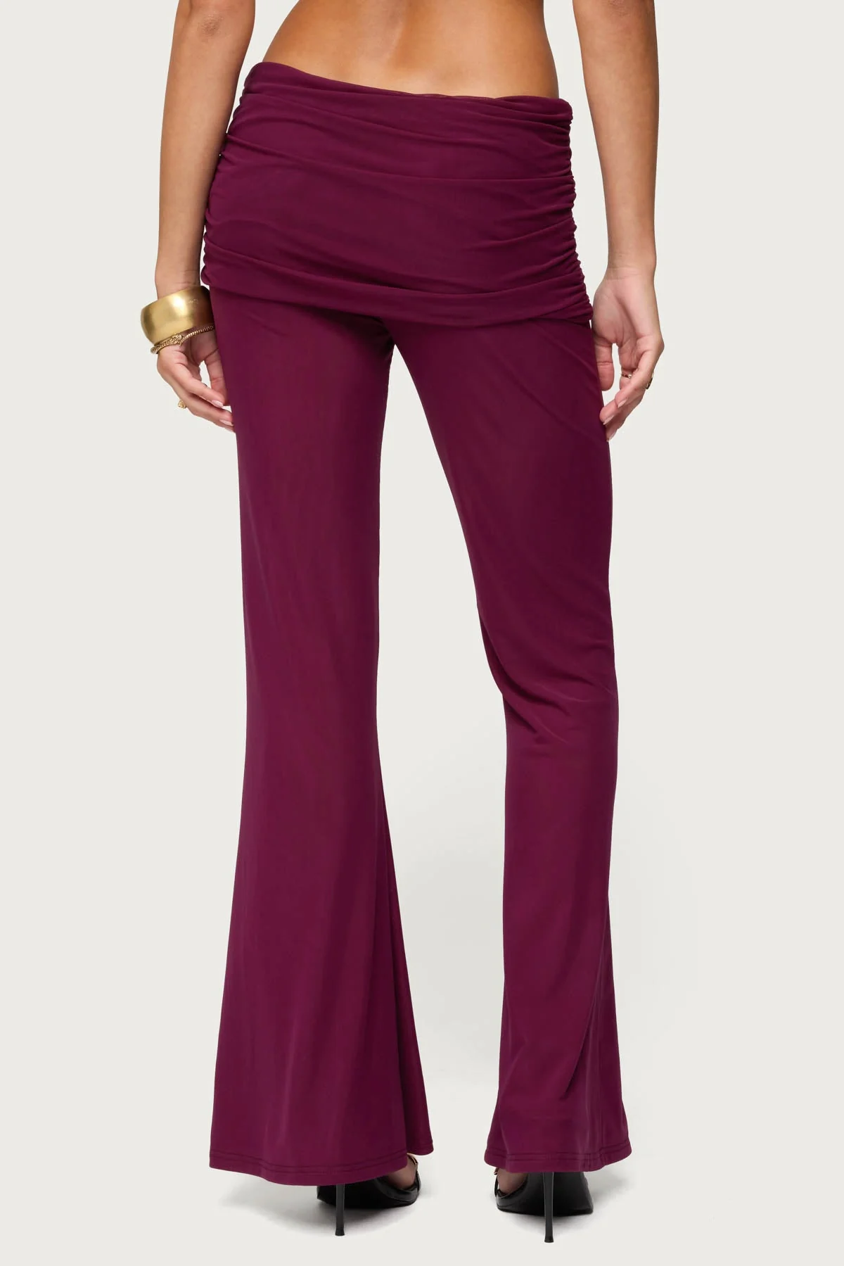 Halli Foldover Mini Skirt Trousers - Image 5