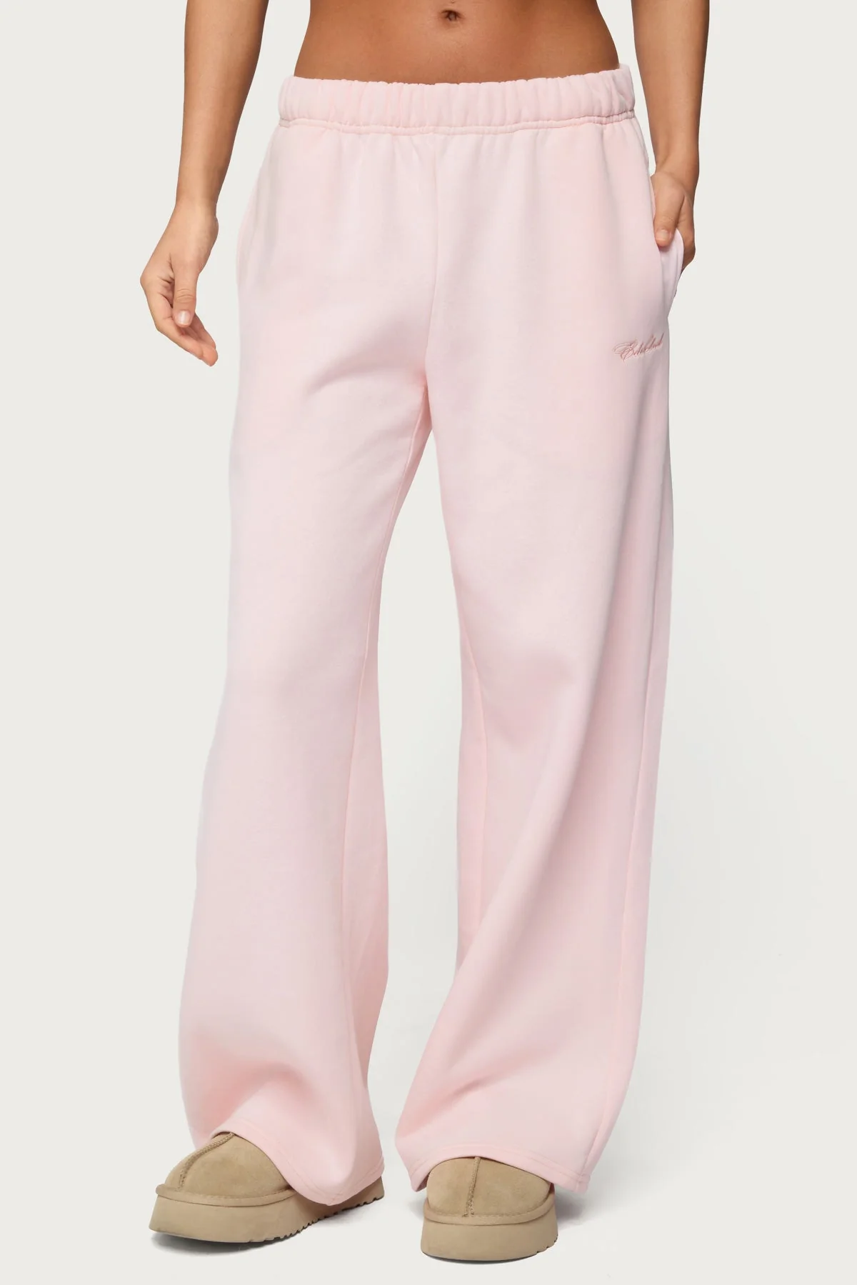 Basic Girl Wide Leg Edikted Joggers - Image 2