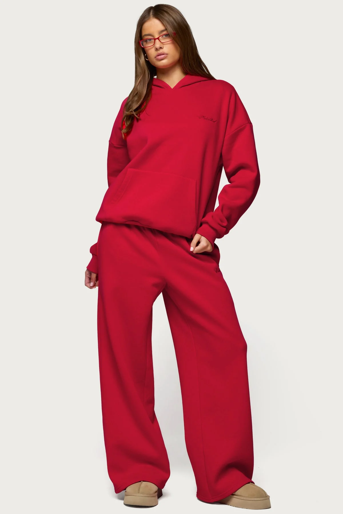 Basic Girl Wide Leg Edikted Joggers