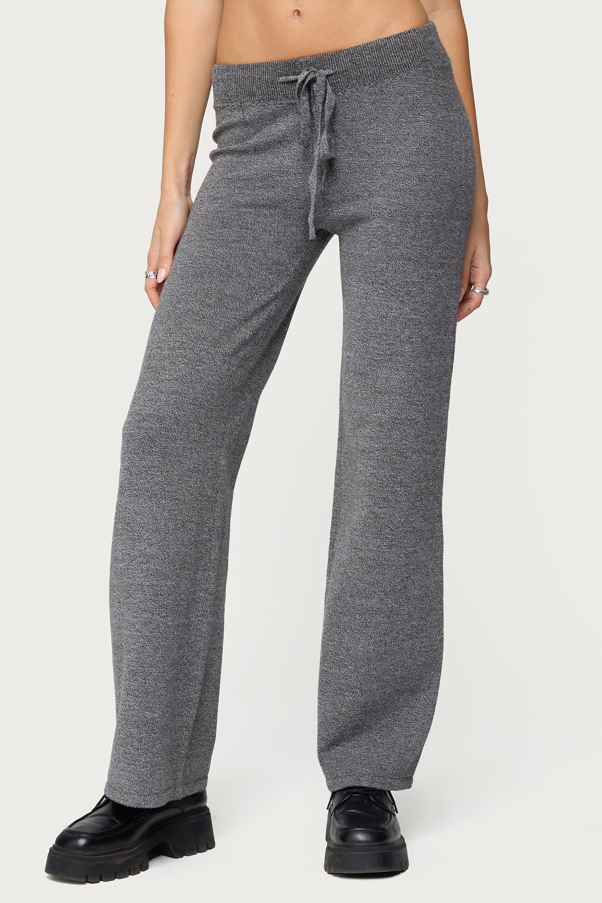 Ayah Straight Leg Knit Trousers - Image 2