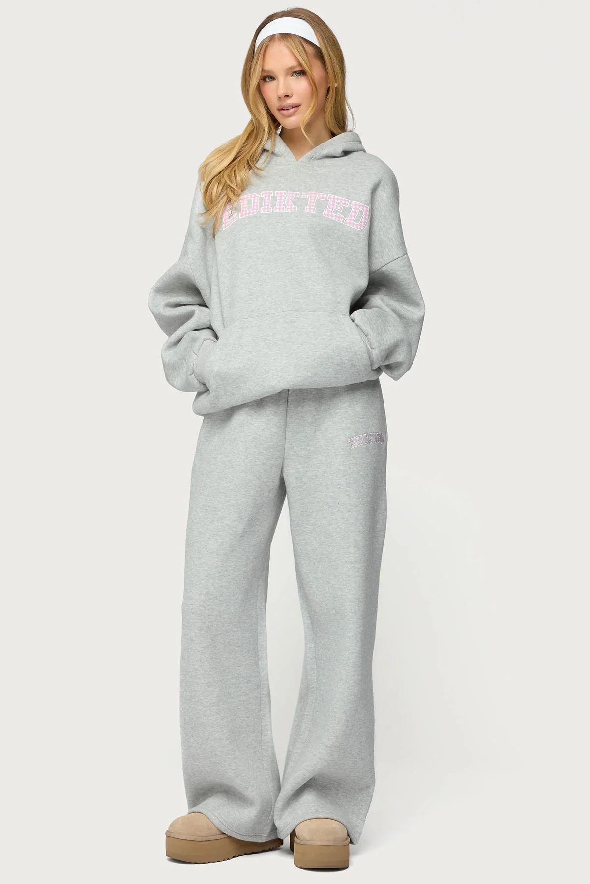 Edikted Lover Wide Leg Joggers - Image 5