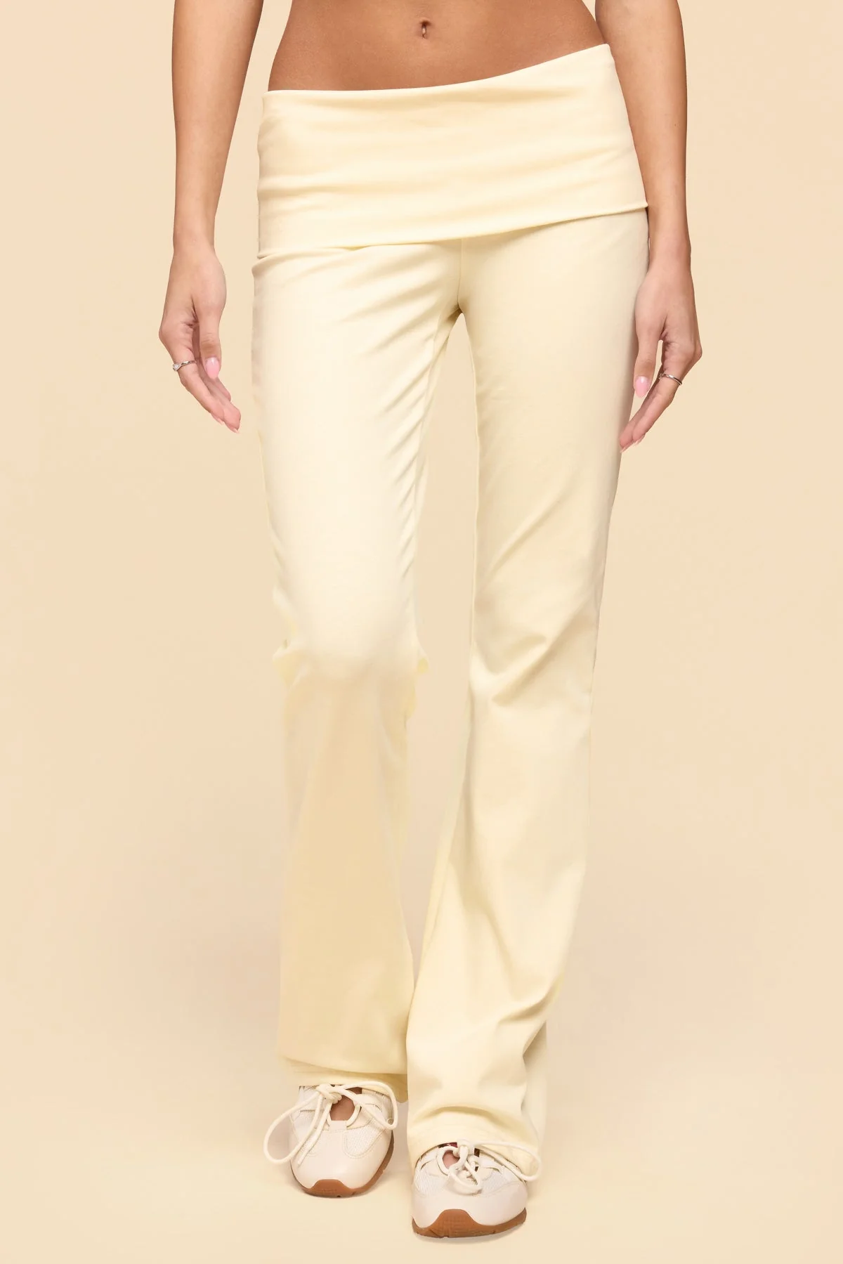 Ivanne Foldover Flared Trousers - Image 2