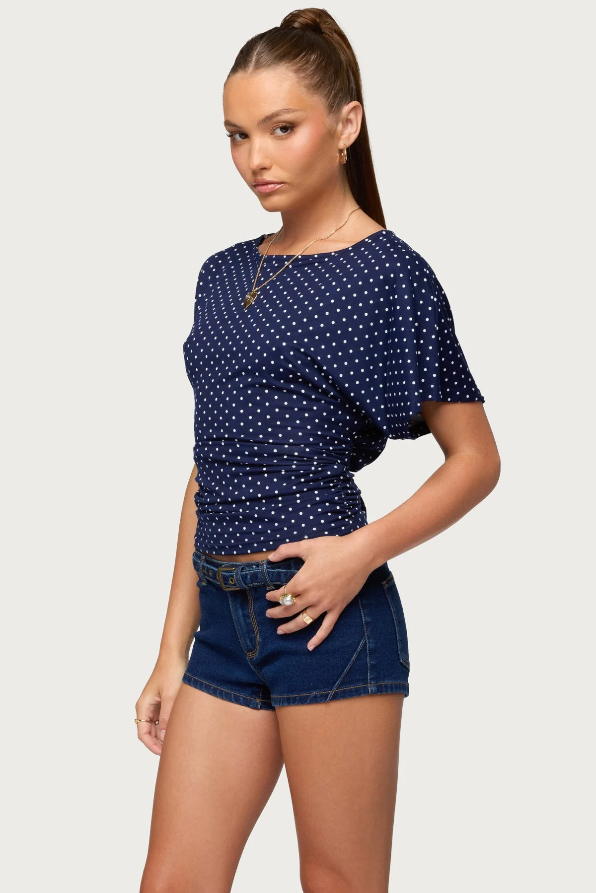 Abriana Ruched Waist Top - Image 3