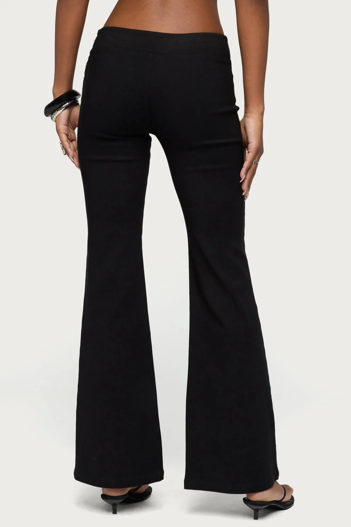 Alyce Crossover Flared Trousers - Image 5