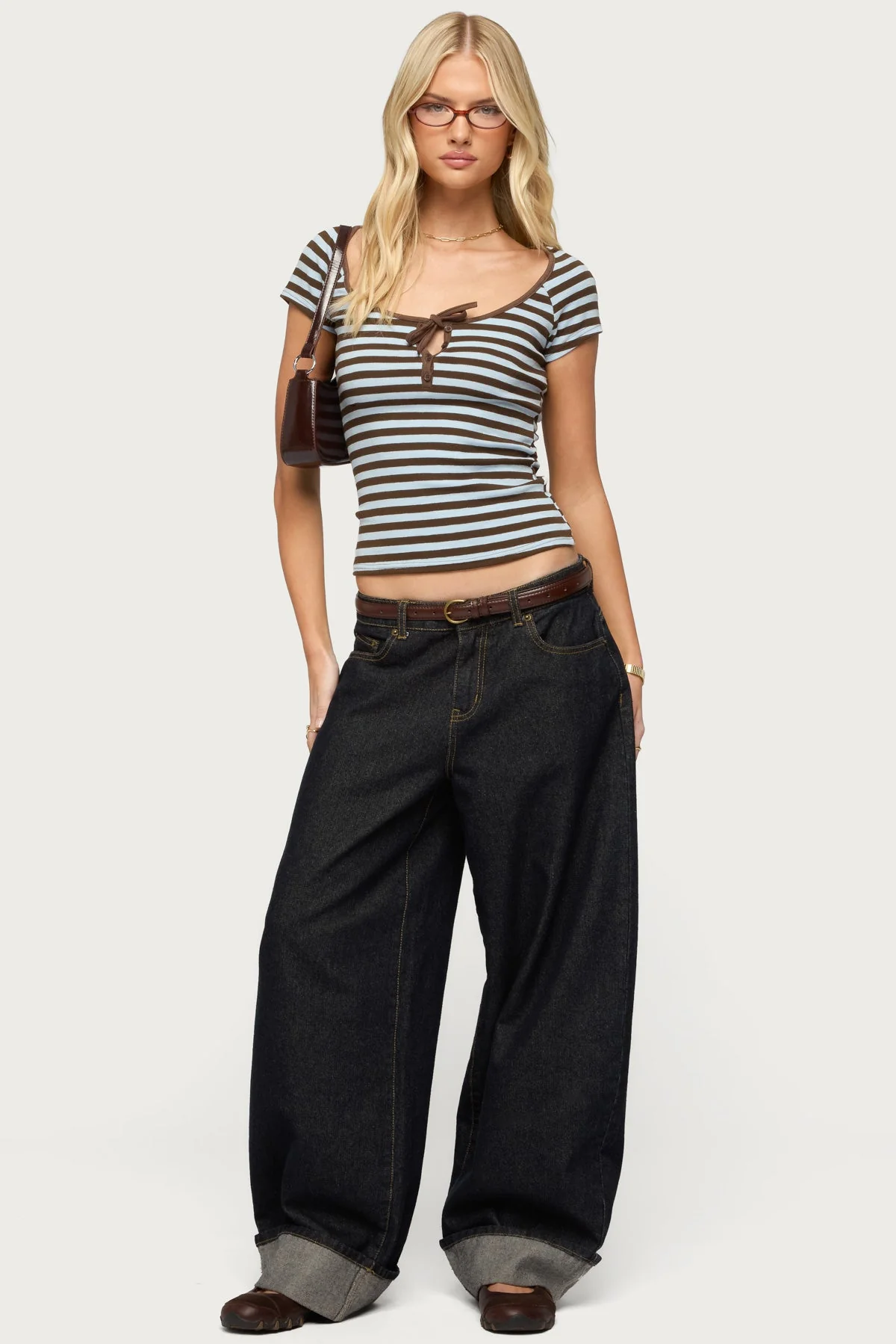 Emberly Striped Raglan Top - Image 2