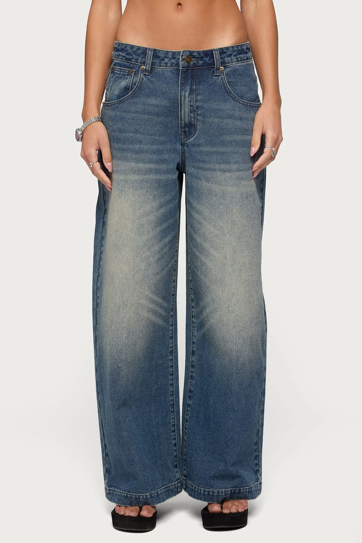 Sabira Low Rise Baggy Jeans - Image 2