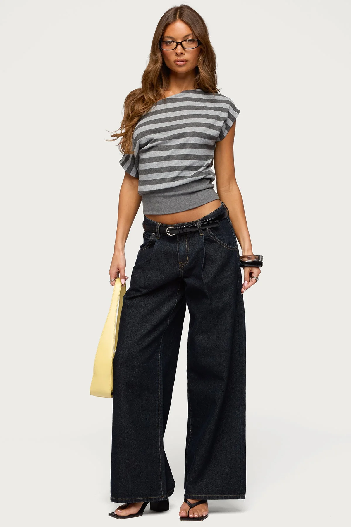 Kittie Striped Off Shoulder Top - Image 2