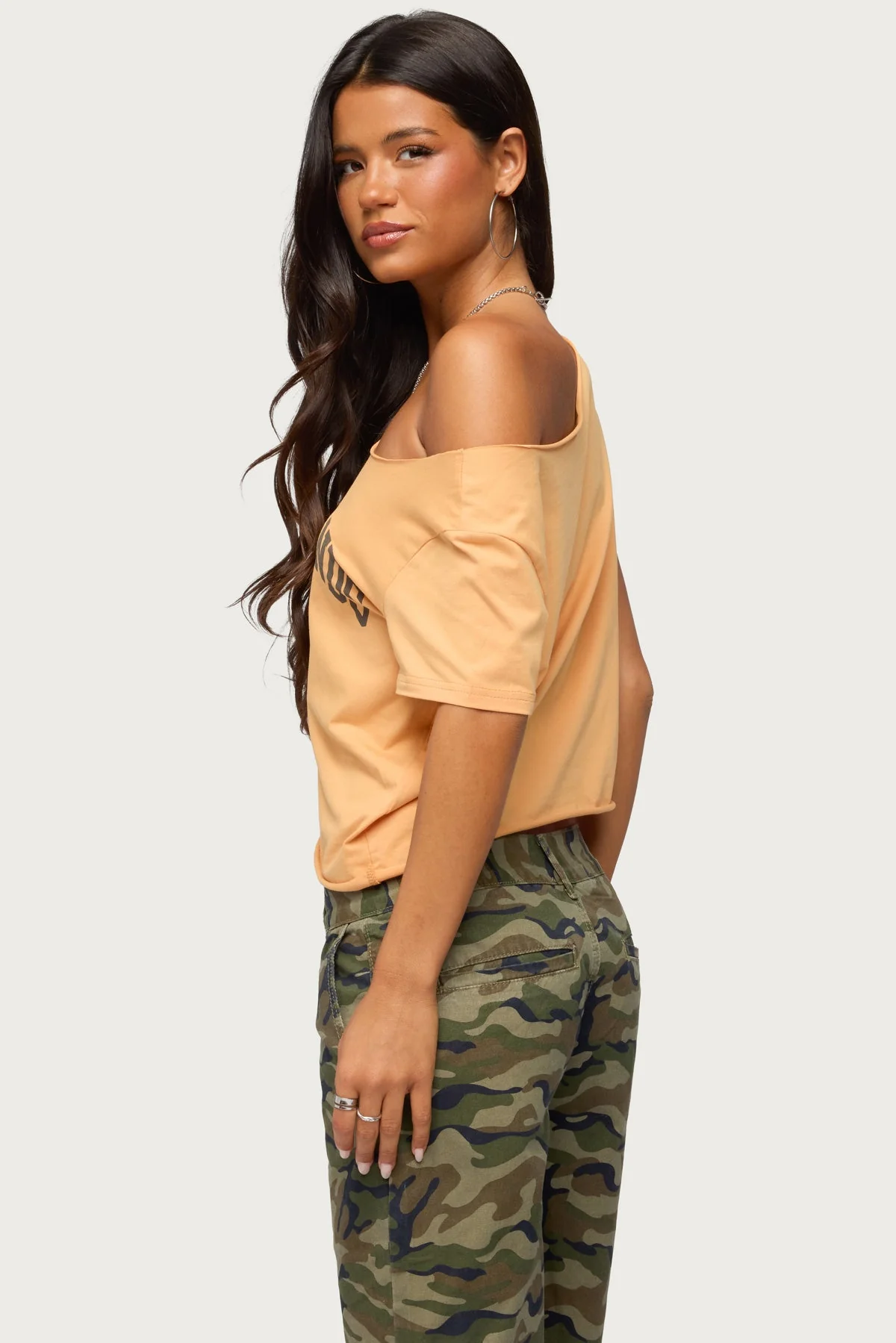 Netherlands Off Shoulder T Shirt - Image 5