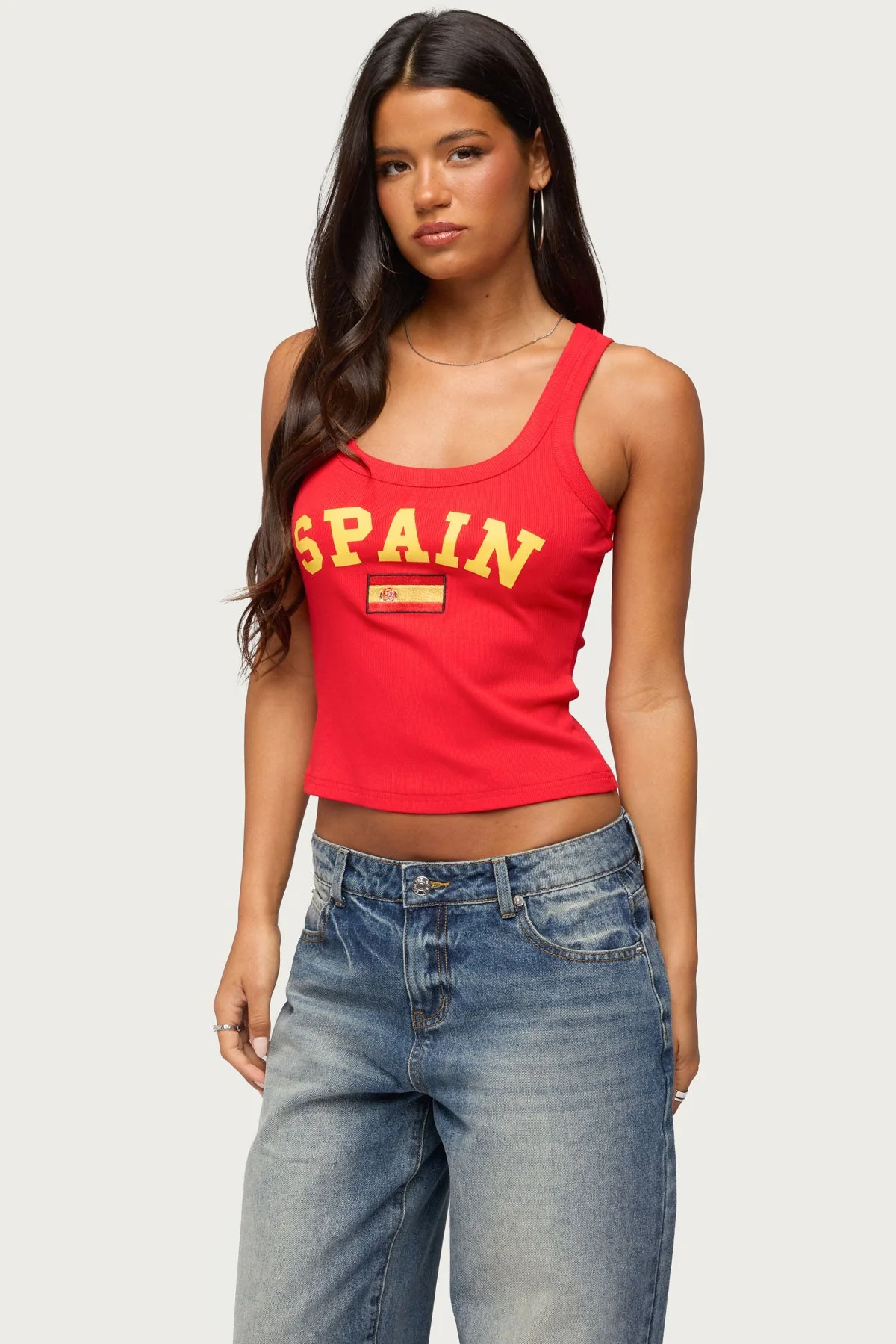 Spain Ribbed Tank Top - Image 3