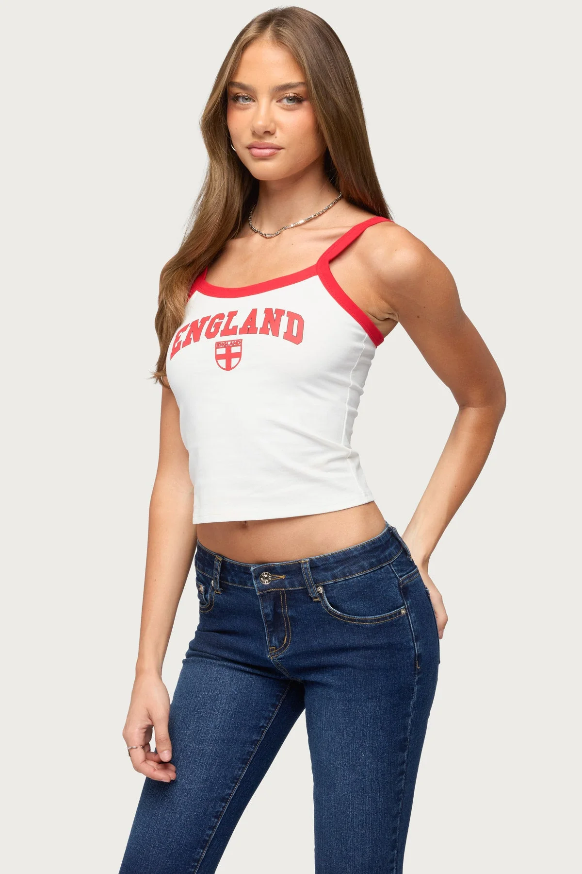 England Contrast Tank Top - Image 3